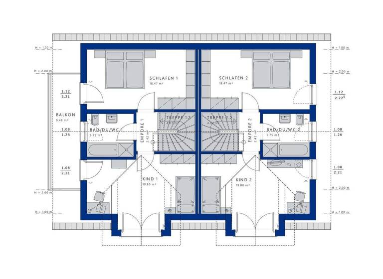 Doppelhaushälfte zum Kauf 1.425.000 € 6 Zimmer 206 m² 723 m² Grundstück Deutenhausen Bergkirchen 85232