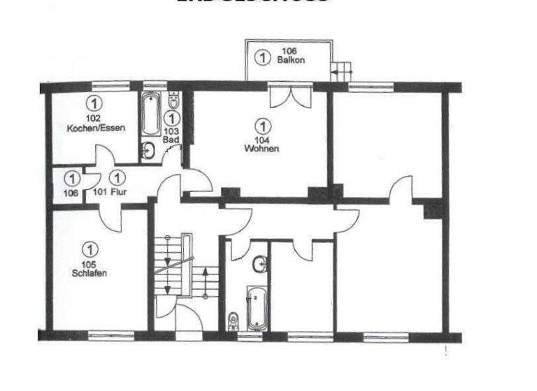 Wohnung zum Kauf 110.000 € 2 Zimmer 57 m² Frohnhausen Essen 45145