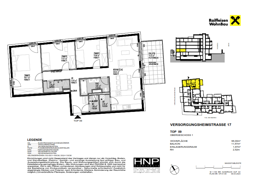 Wohnung zum Kauf provisionsfrei 744.800 € 4 Zimmer 96 m²<br/>Wohnfläche 1.<br/>Geschoss Wien 1130