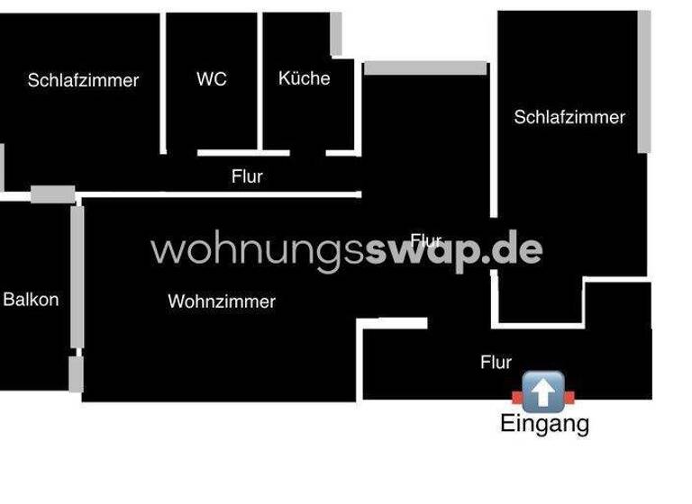 Studio zur Miete Tauschwohnung 579 € 3 Zimmer 87 m² 1. Geschoss Waidmannslust Berlin 13469