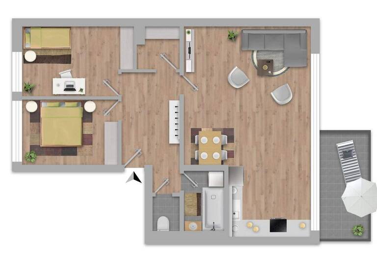 Wohnung zum Kauf 298.000 € 3 Zimmer 83,4 m² 1. Geschoss frei ab 31.03.2026 Ufer Linz 4030