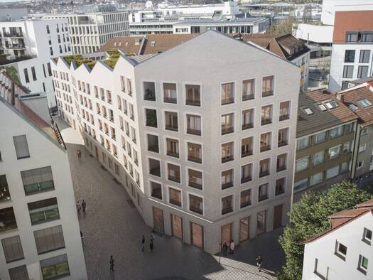 Wohnung zum Kauf - Erstbezug provisionsfrei 390.000 € 1,5 Zimmer 40,3 m² 2. Geschoss Ulm 89073