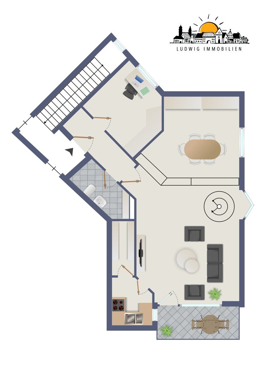 Maisonette zur Miete 925 € 5 Zimmer 132 m²<br/>Wohnfläche 1.<br/>Geschoss 01.02.2025<br/>Verfügbarkeit Donauwörth Donauwörth 86609