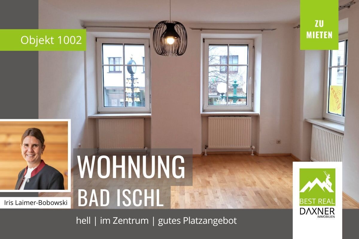 Wohnung zur Miete 530 € 2 Zimmer 57 m²<br/>Wohnfläche 1.<br/>Geschoss Bad Ischl 4820