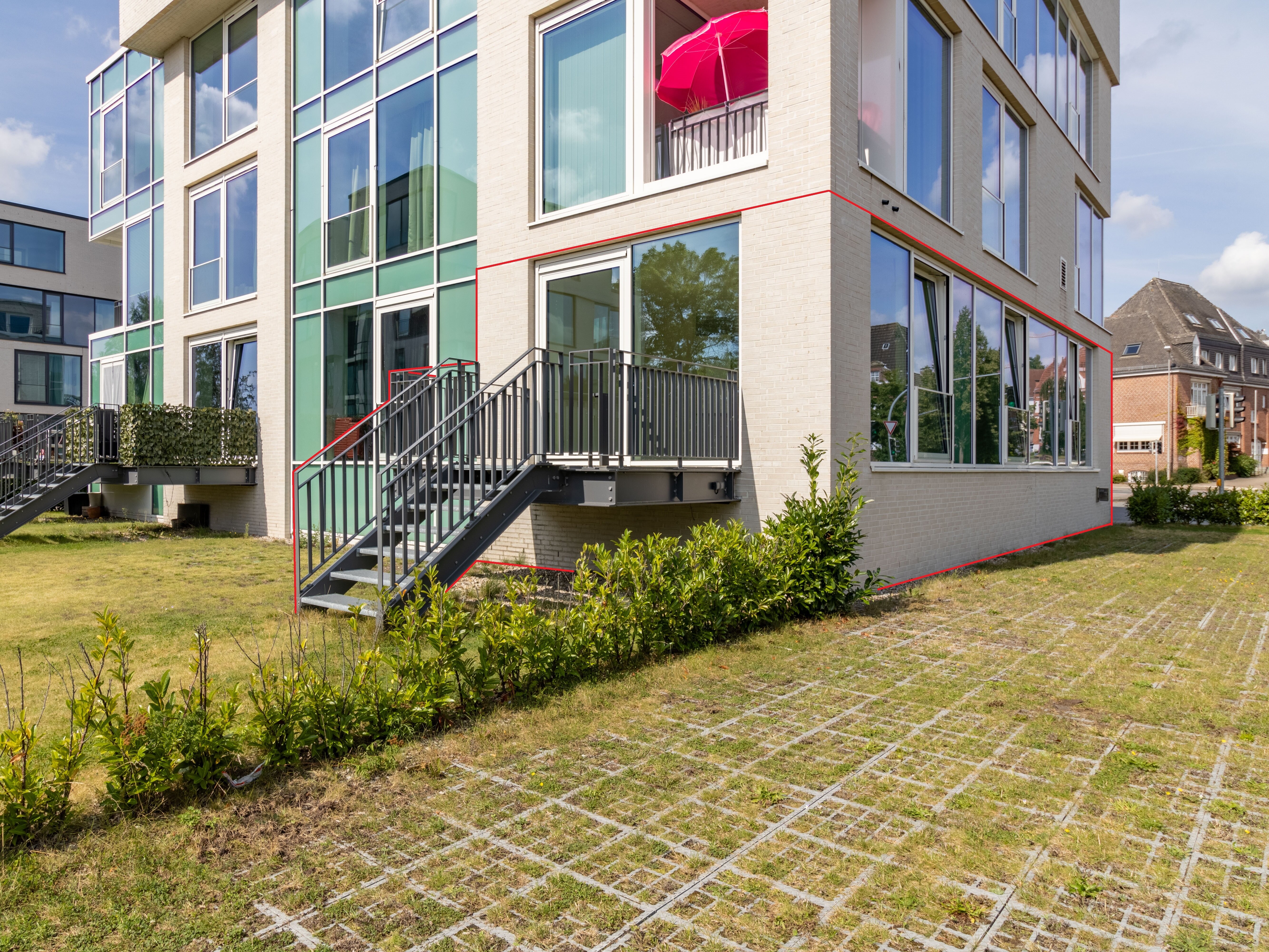 Terrassenwohnung zur Miete 1.008 € 2 Zimmer 78 m²<br/>Wohnfläche EG<br/>Geschoss ab sofort<br/>Verfügbarkeit Rathaus Schleswig 24837