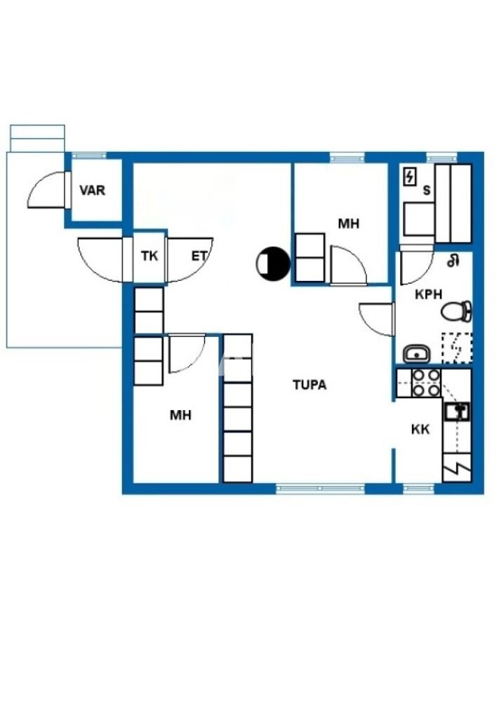 Doppelhaushälfte zum Kauf 32.000 € 3 Zimmer 42,5 m²<br/>Wohnfläche 3.720 m²<br/>Grundstück Riihivuorentie 289 Muurame 40950