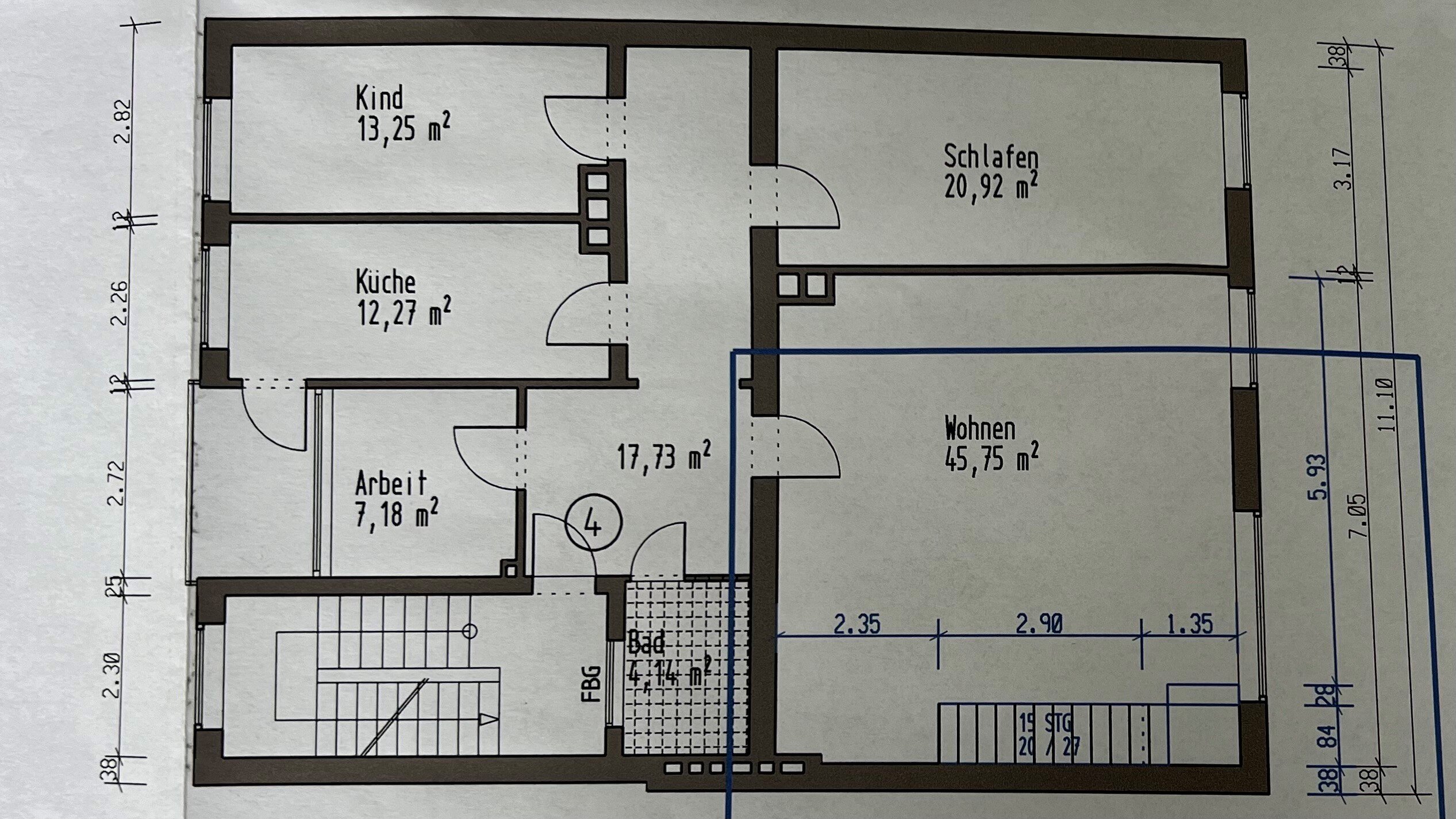 Maisonette zum Kauf 589.000 € 4,5 Zimmer 133 m²<br/>Wohnfläche 3.<br/>Geschoss ab sofort<br/>Verfügbarkeit Innenstadt -  St. Ulrich - Dom Augsburg 86152