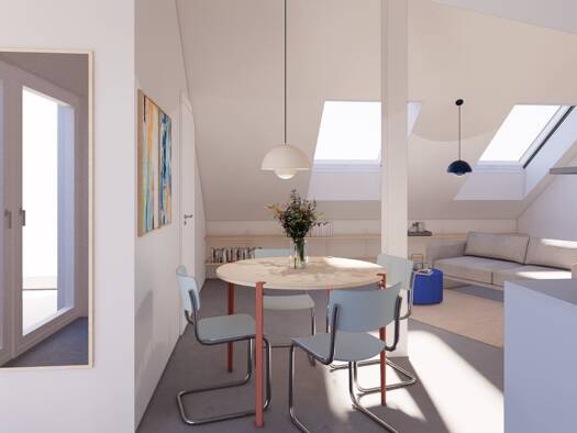Penthouse zur Miete 2.178 € 2 Zimmer 63,7 m² frei ab sofort Adalbertstraße  / Martin-Luther-Straße 128/2 Aachen Aachen 52062