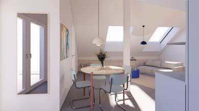 Penthouse zur Miete 2.420 € 2 Zimmer 63,7 m² frei ab 01.06.2025 Adalbertstraße  / Martin-Luther-Straße 128/2 Kaiserplatz Aachen 52062