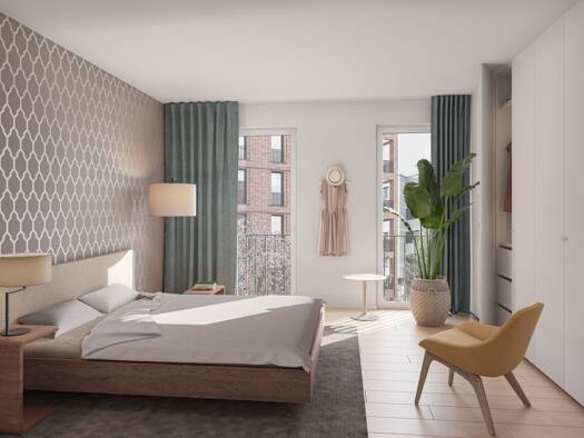 Wohnung zum Kauf - Neubau provisionsfrei 833.500 € 3 Zimmer 85,3 m² 1. Geschoss Eugen-Martin-Straße 19b Brühl Freiburg im Breisgau 79106