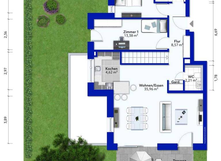 Wohnung zum Kauf 800.000 € 4,5 Zimmer 151,6 m² Pflugfelden Ludwigsburg 71636