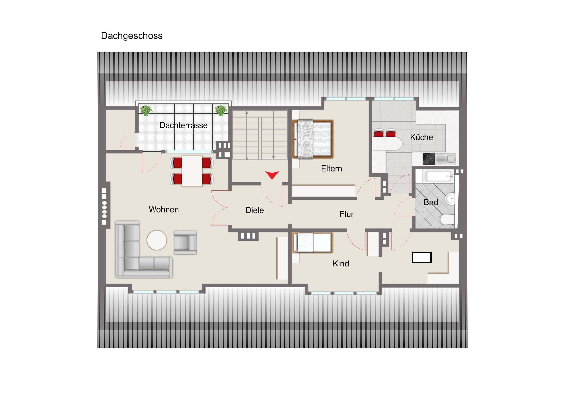 Wohnung zum Kauf 185.000 € 4 Zimmer 102,5 m²<br/>Wohnfläche 3.<br/>Geschoss Kirchstraße 81 Sodingen - Kern Herne 44627