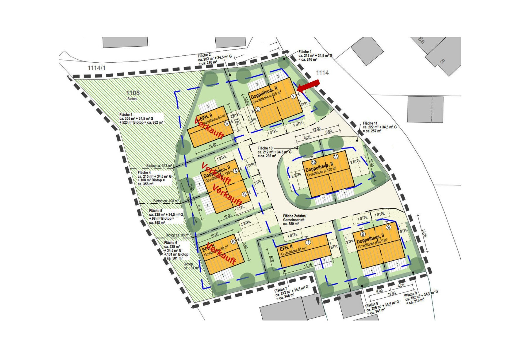 Doppelhaushälfte zum Kauf provisionsfrei 589.000 € 5 Zimmer 119 m²<br/>Wohnfläche 246,5 m²<br/>Grundstück Eisenhofen Erdweg 85253