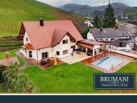 Einfamilienhaus zum Kauf 1.397.000 € 8 Zimmer 377,5 m² 2.350 m² Grundstück Obersasbach Sasbach 77880