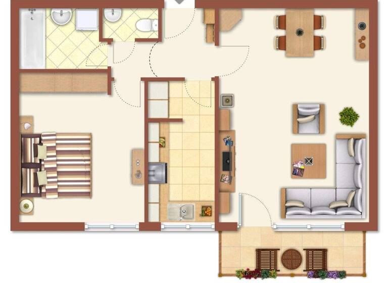 Wohnung zum Kauf 119.000 € 2 Zimmer 58 m² 2. Geschoss Roth 91154