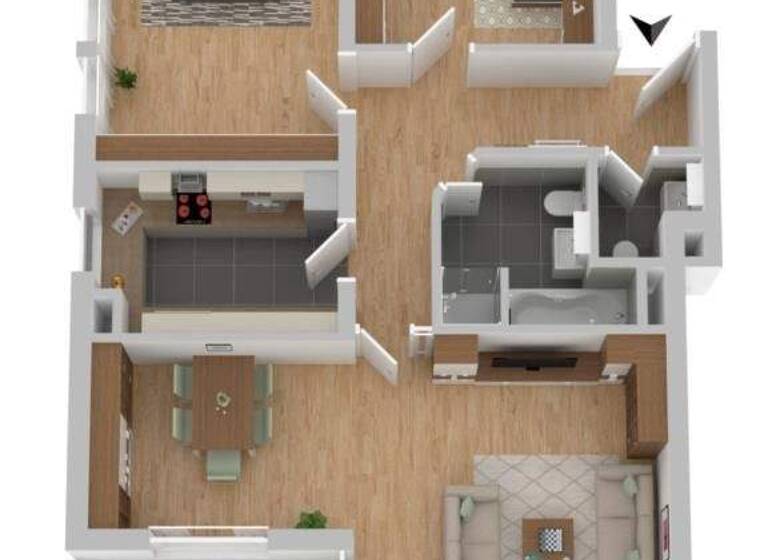 Wohnung zum Kauf provisionsfrei 191.000 € 3 Zimmer 83,5 m² EG Heilbronner Straße 83 Mergelstetten Heidenheim 89522