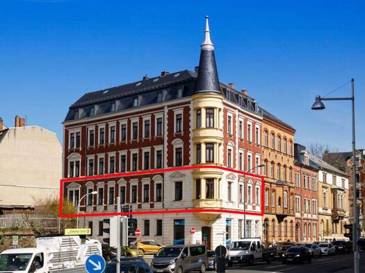 Büro zur Miete 7,50 € 5 Zimmer 143 m² Bürofläche teilbar ab 35 m² August-Bebel-Straße 1 Greiz 07973