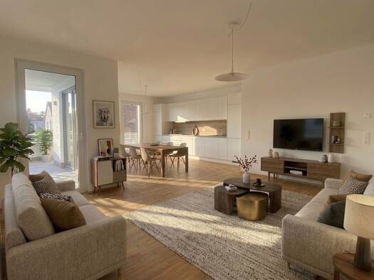 Terrassenwohnung zum Kauf - Erstbezug provisionsfrei 545.000 € 4 Zimmer 97,5 m² Geschoss 1/4 frei ab sofort Herzogenaurach Herzogenaurach 91074