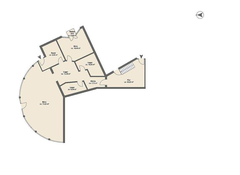 Bürofläche zur Miete 1.400 € 140 m² Bürofläche Brackwede BI-Brackwede 33647