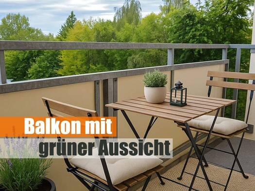 Wohnung zur Miete 270 € 2 Zimmer 41,9 m² frei ab sofort Am Bernsdorfer Hang 1 Bernsdorf Chemnitz 09126