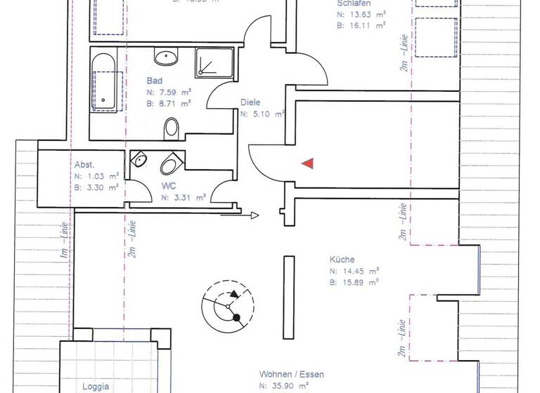 Maisonette zum Kauf provisionsfrei 399.000 € 3 Zimmer 97,3 m² Dotzheim Wiesbaden 65199