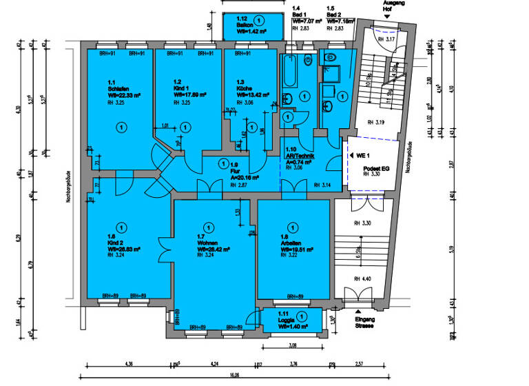 Wohnung zum Kauf 440.000 € 5 Zimmer 166,4 m²<br/>Wohnfläche EG<br/>Geschoss Willy-Lohmann-Straße 11 Paulusviertel Halle 06114