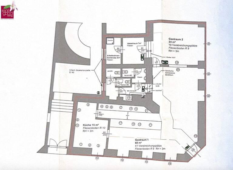 Restaurant zur Miete 2.617 € Wien 1030