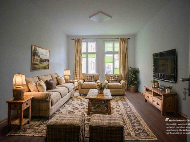 Wohnung zur Miete 565 € 3 Zimmer 64,1 m² EG Schulzenstraße 8 Prenzlau 17291