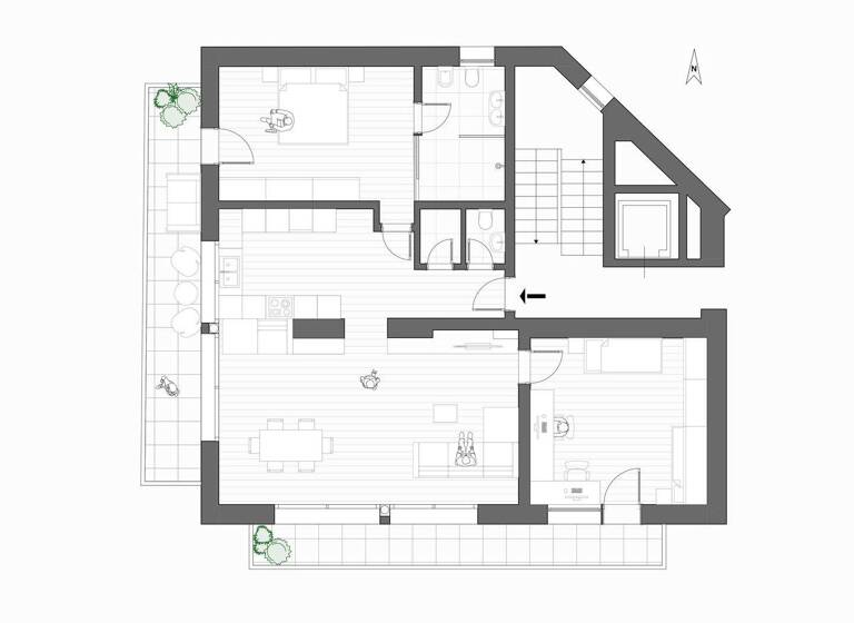 Wohnung zum Kauf 3 Zimmer 98 m² 3. Geschoss Zenobergstraße 15 Dorf Tirol 39019