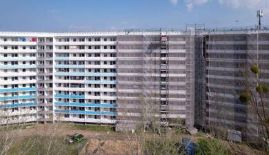 Wohnung zur Miete 403 € 3 Zimmer 70,1 m² 11. Geschoss Einsteinstraße 17 Stadtgebiet Ost Neubrandenburg 17036