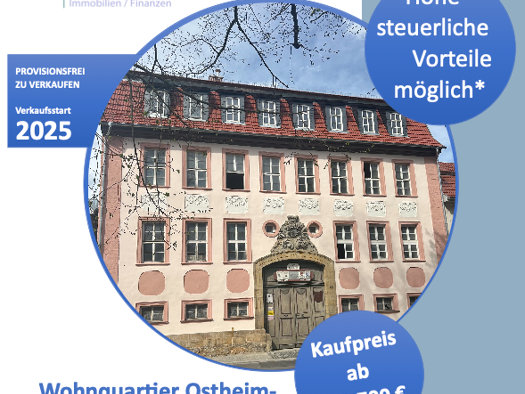 Wohnung zum Kauf provisionsfrei 210.700 € 2 Zimmer 49 m² Marktstraße 60 Ostheim Ostheim vor der Rhön 97645