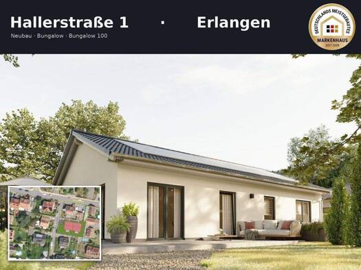 Bungalow zum Kauf provisionsfrei 1.070.390 € 4 Zimmer 110 m² 548 m² Grundstück Hallerstraße 1 Eltersdorf Erlangen 91058