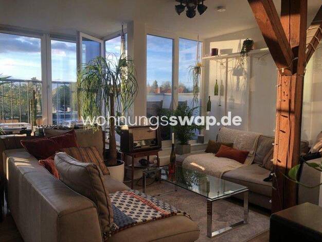 Studio zur Miete Tauschwohnung 694 € 2 Zimmer 50 m² 4. Geschoss Winterhude Hamburg 22301