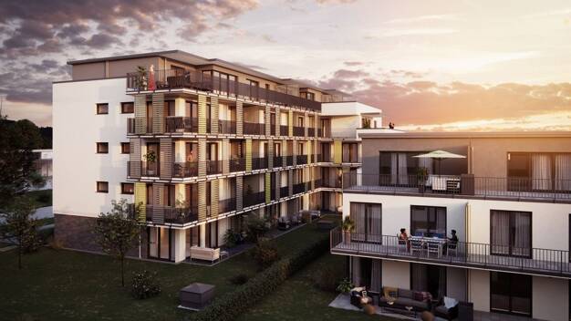 Wohnung zum Kauf - Neubau provisionsfrei 458.200 € 3 Zimmer 95,8 m² Vöhrenbacher Straße 49 Villingen Villingen-Schwenningen 78050
