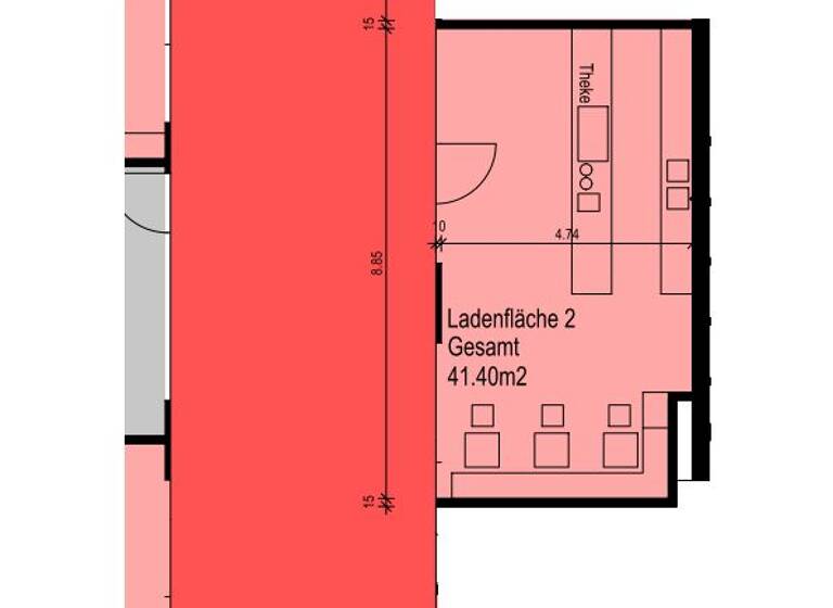 Restaurant zur Miete 730 € Bahnhofstraße 15 Singen 78224