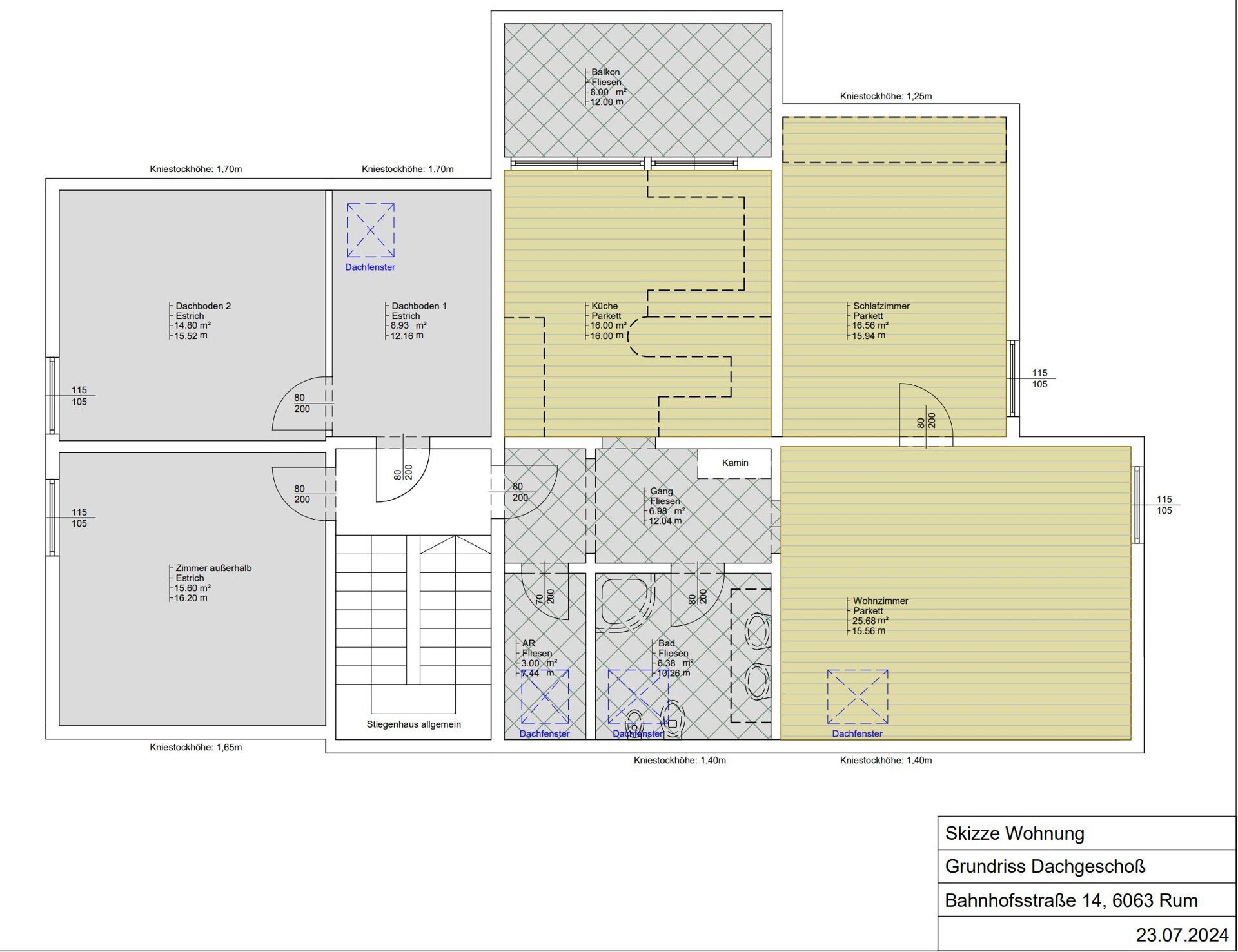 Wohnung zum Kauf 311.000 € 4 Zimmer 94,4 m²<br/>Wohnfläche 2.<br/>Geschoss Rum 6063