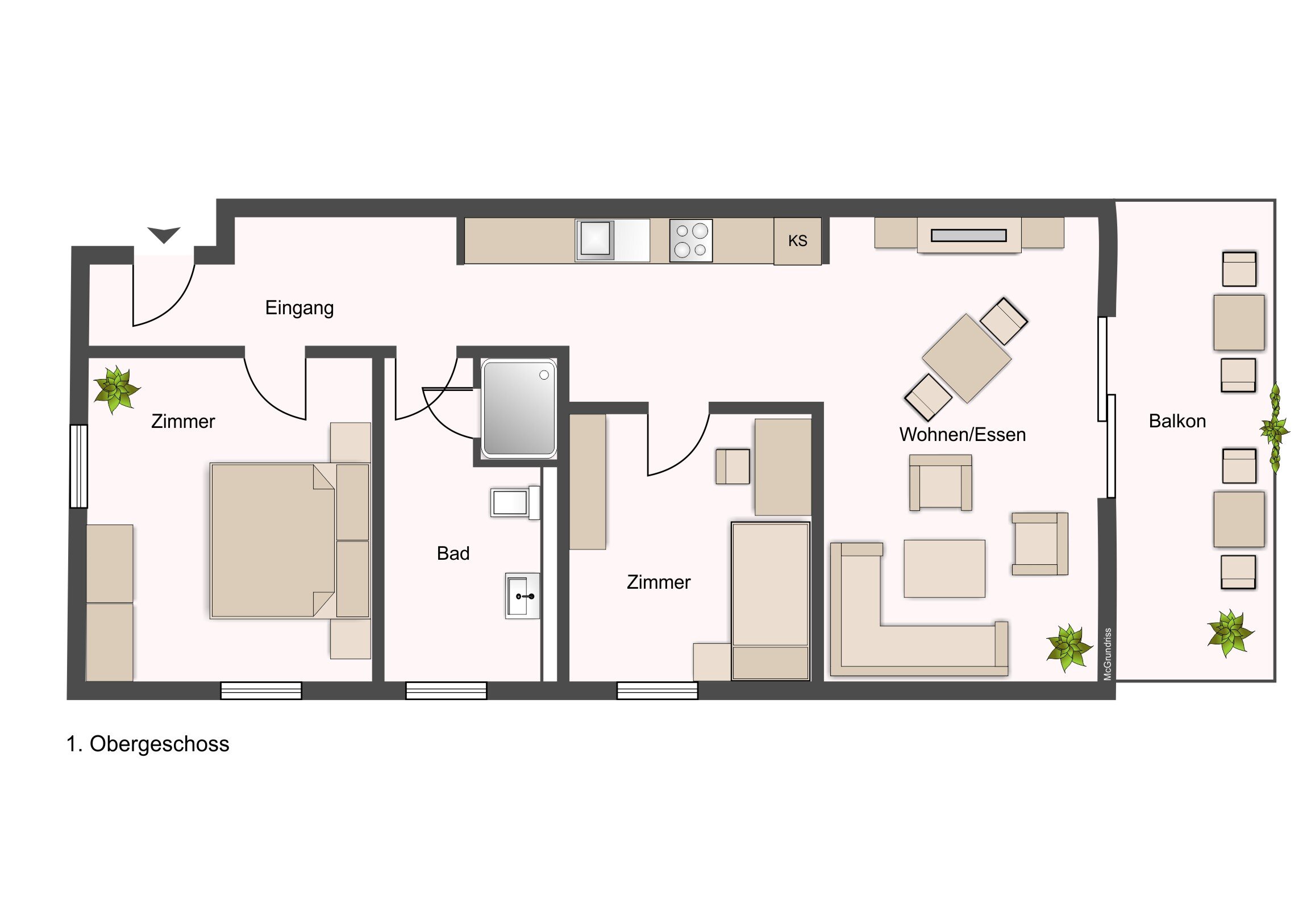 Wohnung zum Kauf 334.900 € 3 Zimmer 71 m²<br/>Wohnfläche Borsdorf Borsdorf 04451