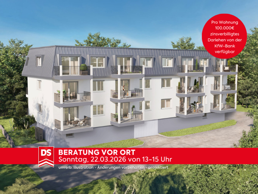 Wohnung zum Kauf - Neubau provisionsfrei 288.400 € 2,5 Zimmer 58,6 m² frei ab 01.12.2026 Mühlstr. 12 Willsbach Obersulm 74182