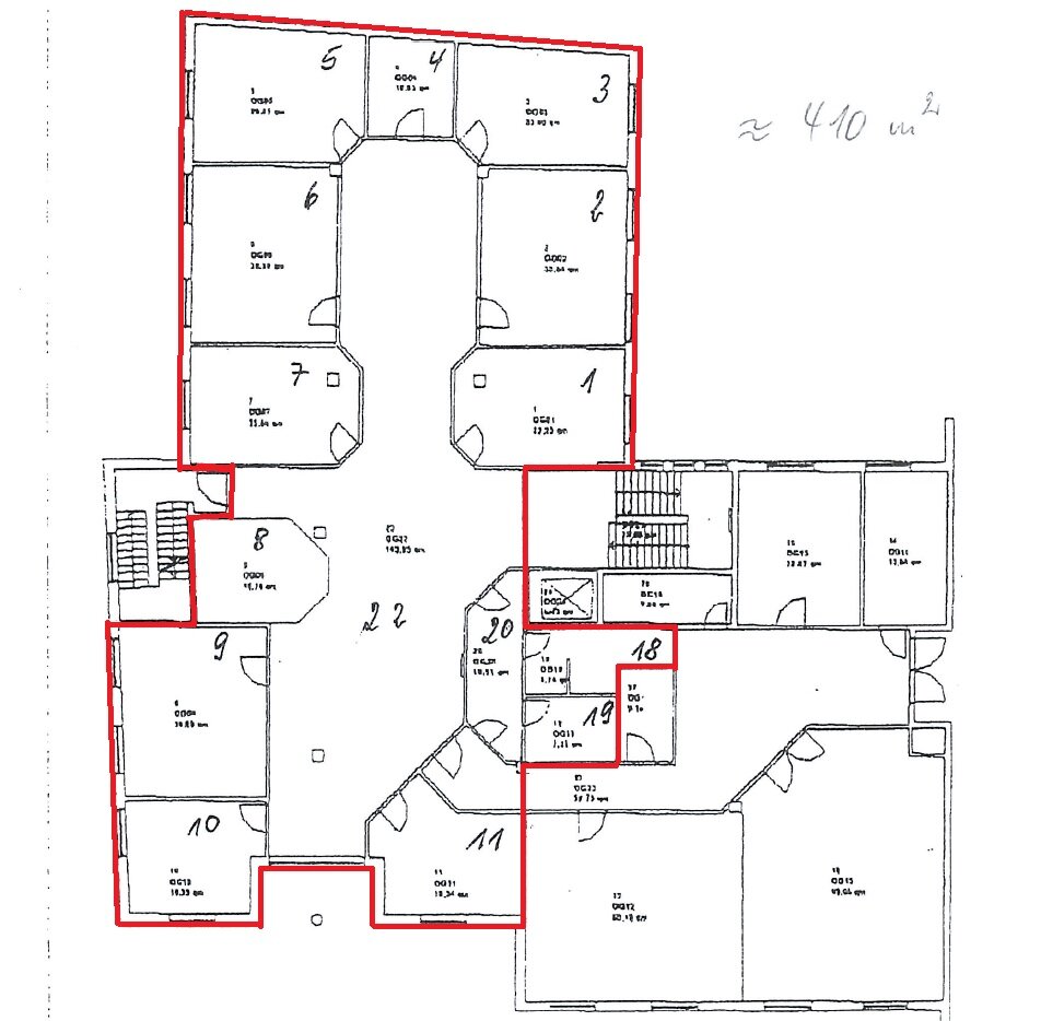 Bürogebäude zur Miete provisionsfrei 1.640 € 410 m²<br/>Bürofläche Königstraße 3-7 Bad Oeynhausen Bad Oeynhausen 32545