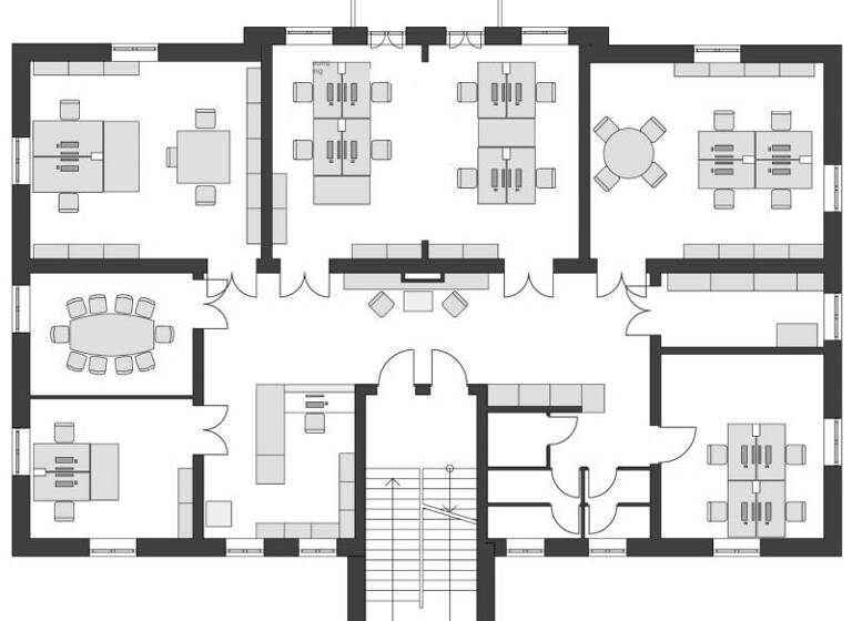 Büro zur Miete 12,54 € 282 m² Bürofläche Radeberger Vorstadt Dresden 01099
