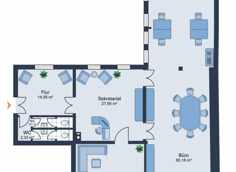 Bürofläche zur Miete 7,67 € 5 Zimmer 176 m² Bürofläche Brüderstraße 14 Altstadt Halle 06108