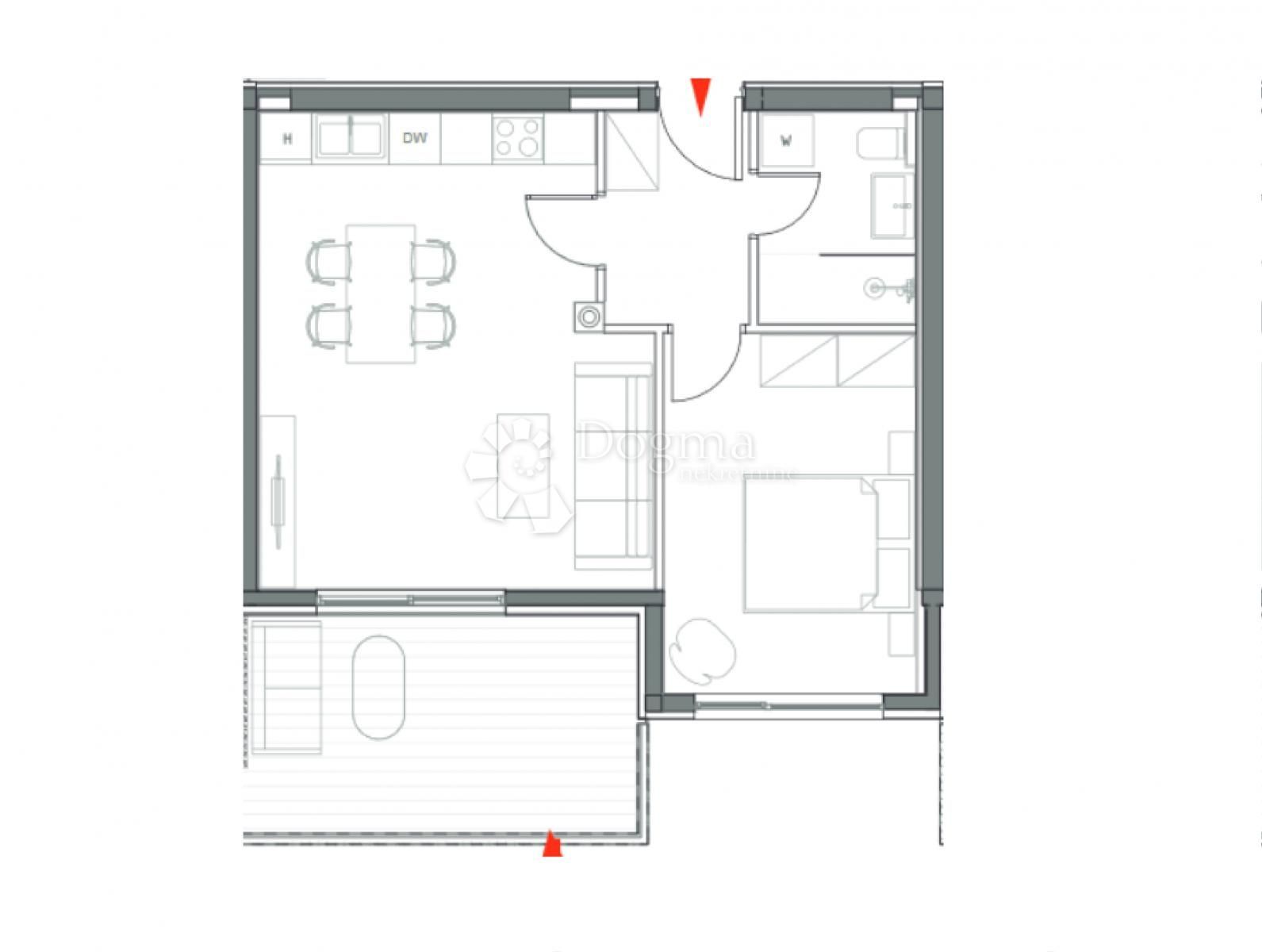 Wohnung zum Kauf 208.000 € 2 Zimmer 55 m²<br/>Wohnfläche 1.<br/>Geschoss Umag center 52470