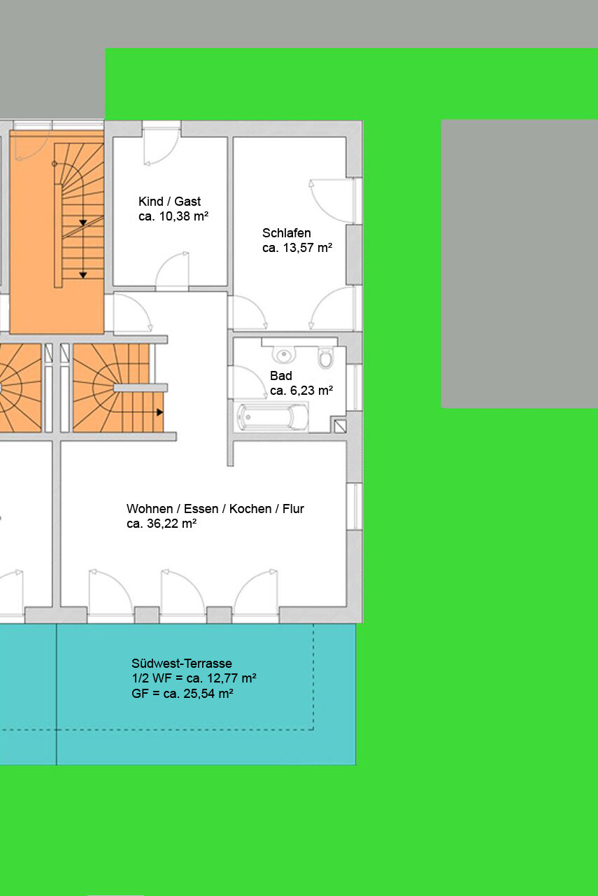 Wohnung zum Kauf provisionsfrei 3 Zimmer 97,8 m²<br/>Wohnfläche EG<br/>Geschoss Gröbenzell 82194