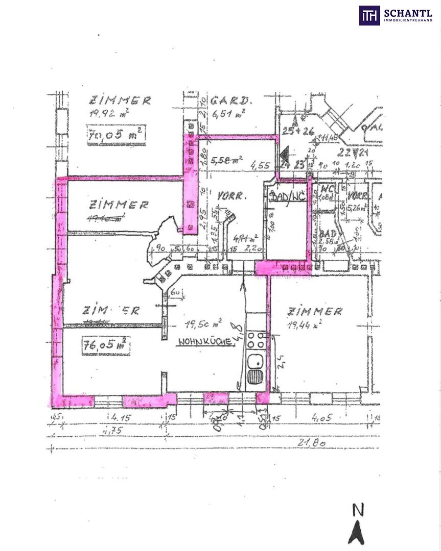 Wohnung zum Kauf 315.000 € 4 Zimmer 77 m²<br/>Wohnfläche Steinbauergasse Wien 1120