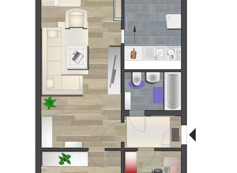 Wohnung zur Miete 384 € 3 Zimmer 70,4 m² 3. Geschoss Ludwig-Kühn-Str. 7 Markersdorf Chemnitz 09123