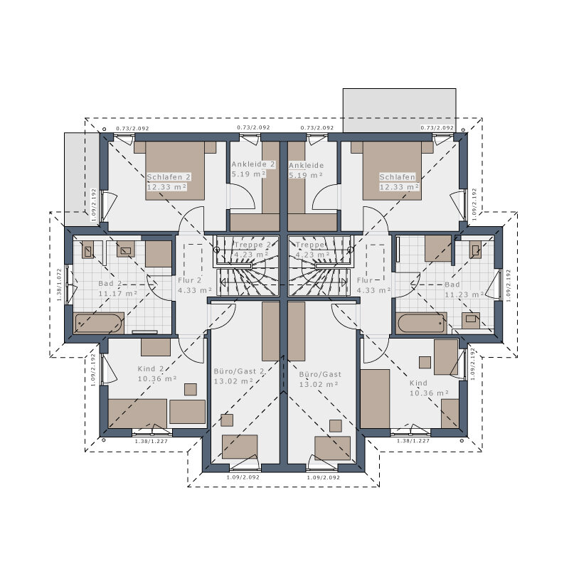 Mehrfamilienhaus zum Kauf provisionsfrei 974.580 € 8 Zimmer 220 m²<br/>Wohnfläche 446 m²<br/>Grundstück Malsch 69254