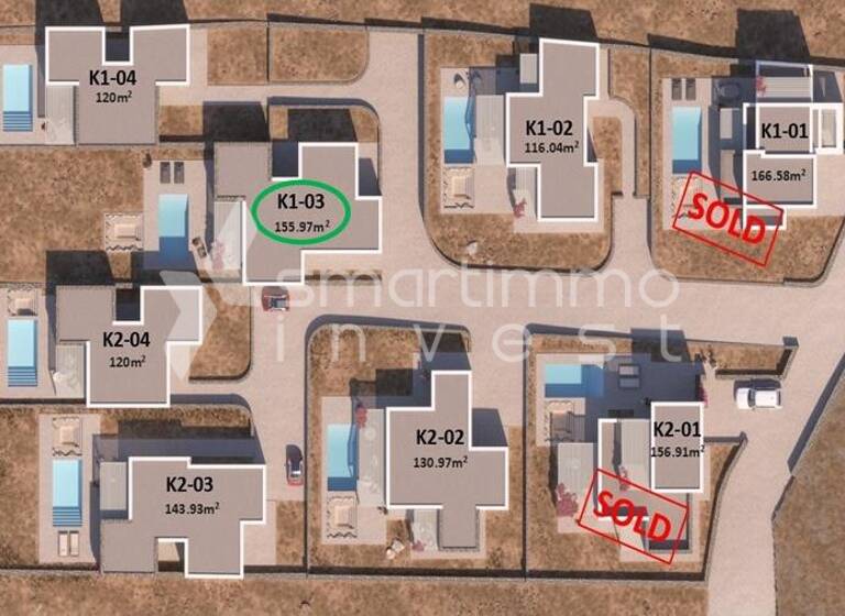 Einfamilienhaus zum Kauf 1.020.000 € 4 Zimmer 156 m² 577 m² Grundstück Glysidia, Paros 844 00