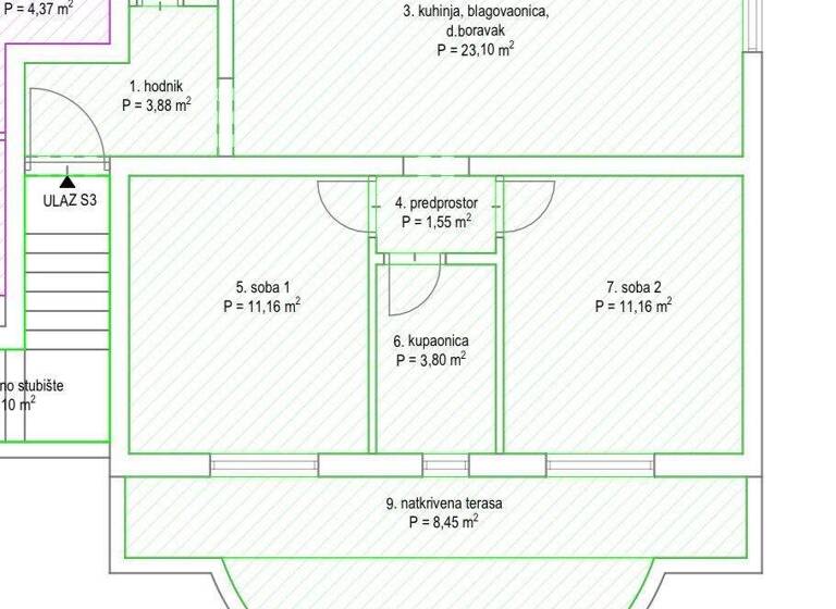 Wohnung zum Kauf 273.000 € 3 Zimmer 1. Geschoss Murter 22243
