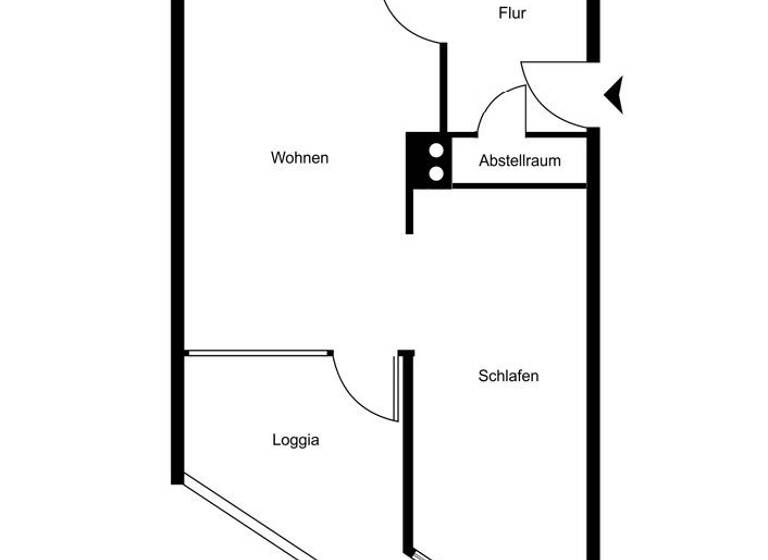 Wohnung zum Kauf 425.000 € 2 Zimmer 58 m² 6. Geschoss St. Pauli Hamburg 20359