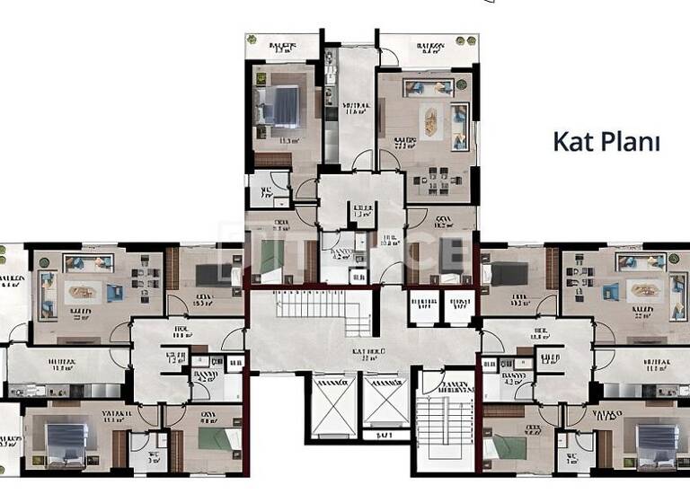 Studio zum Kauf 304.000 € 4 Zimmer 120 m² 2. Geschoss Izmir 35535